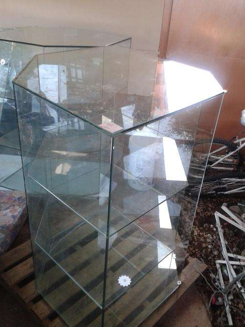 Solid Glass Display Cabinets x 3 (Cost R10000 Each) (Collection Only !!!!)