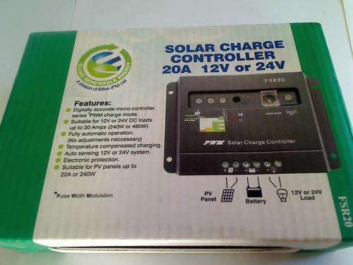 Ellies Solar 12-24v Solar Charge controler 20A