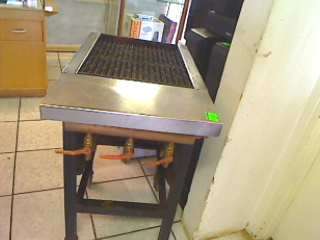 Stainless Steel 3 Burner Gas Griller/Braai on Wheels (Industrial) (Collection Only !!!!!!!)