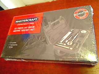 Mastercraft 27 Piece 1/4 Inch Drive Metric Socket Set