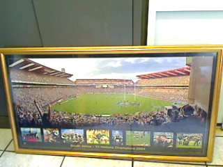 Huge Framed Print Tri Nations Champions 2004 (103CM x 58CM) (Collection Only !!!!!!!!!)