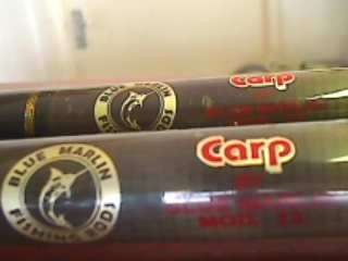 Blue Marlin Speciman Graphite Carp Rods x 2  13 Foot (Collection Only !!!!!!)