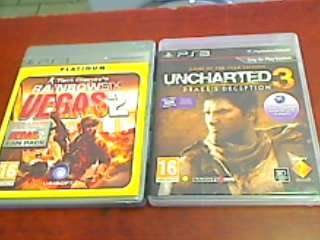 PS3 Games x 2 (Uncharted 3 Drakes Deception + Rainbow 6 Vegas 2)