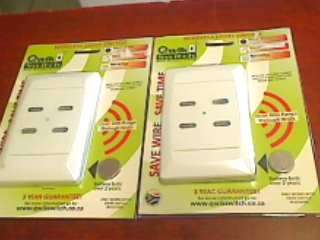 Quick Switch 4 Button Wireless Light Switch x 2