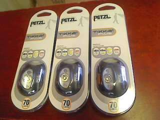 Petzl Tikka Plus 2 Headlamps x 3 (70 Lumens)
