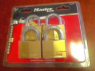 Masterlock 50mm Keyed alike Lockset (4 Locks)