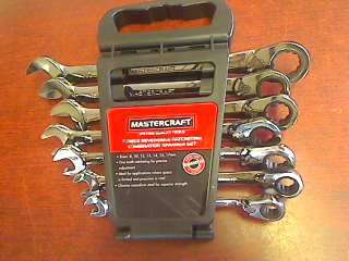 Mastercraft 7 Piece Reversible Ratchet Spanner Set