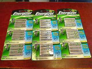 Energizer Rechargeable Batteries x 36 AAA