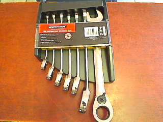 Mastercraft 7 Piece Reversible Ratchet Spanner Set