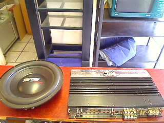 Starsound Gladiator 4 Channel Amp + Targa 2500w Sub