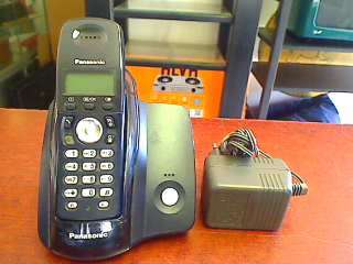 Panasonic Cordless House Phone + Charger and Charging Cradle