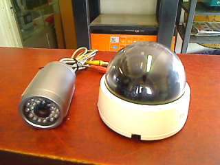 Samsung Colour Dome CCTV Camera + 1 x Day/Night Infrared CCTV Camera