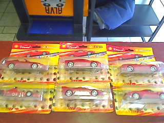 Shell Ferrari model car collection x 6
