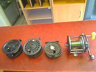 Fly Reels x 3 + Penn 180 Reel