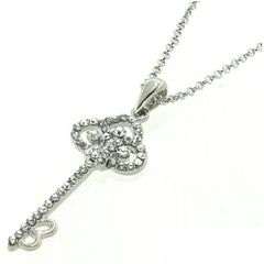 Stunning Glittering Key Necklace