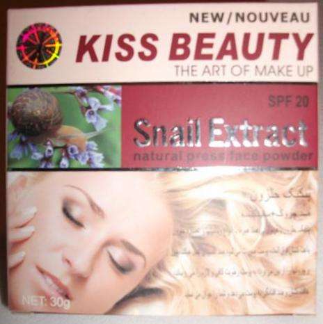 KISS BEAUTY(PARIS FRANCE) SNAIL EXTRACT COMPACT POWER