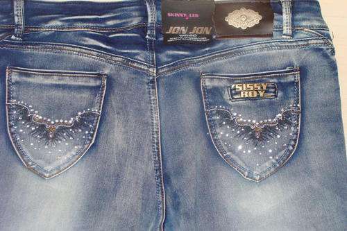 Ladies Sissy Boy Jon Jon Skinny Leg 34W