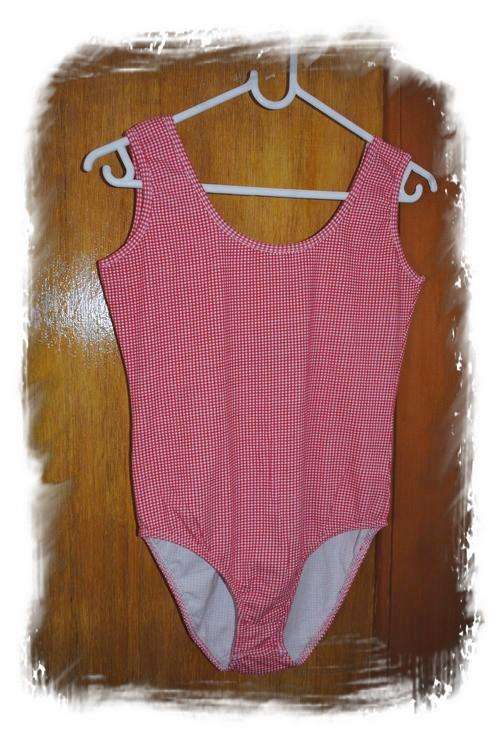 STUNNING RED CHECK BODYSUIT - SMALL