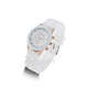 Unisex Geneva Gel Quartz Analog Sports Watch - White