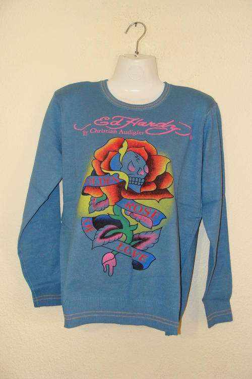 Ladies Ed Hardy Long Sleeve Jersey Large