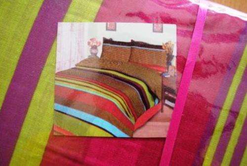 SALE: FUN Striped Duvet Cover Set (Queen)