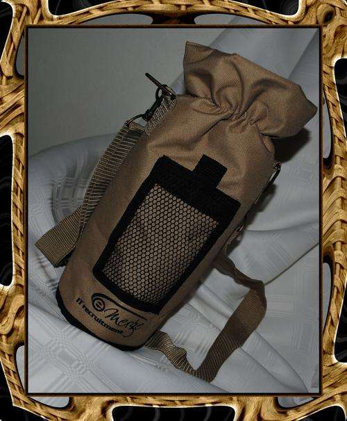 WINE BOTTLE COOLER WITH STRAP & CELLPHONE POUCH