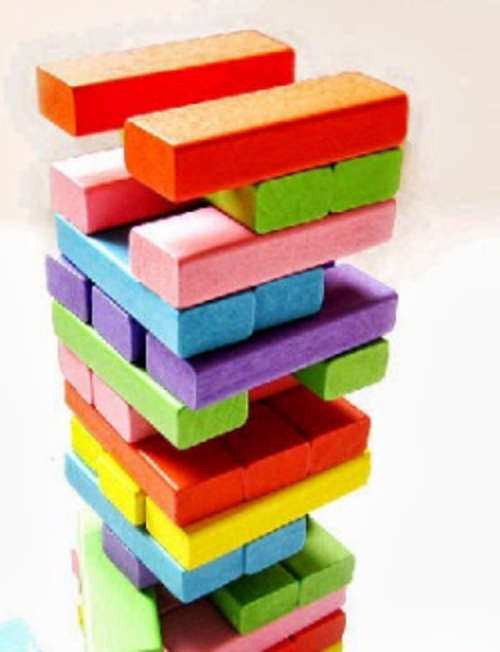 48pcs Educational Toy Layer Upon Layer The Ultimate Stacking Blocks Game/wooden toy