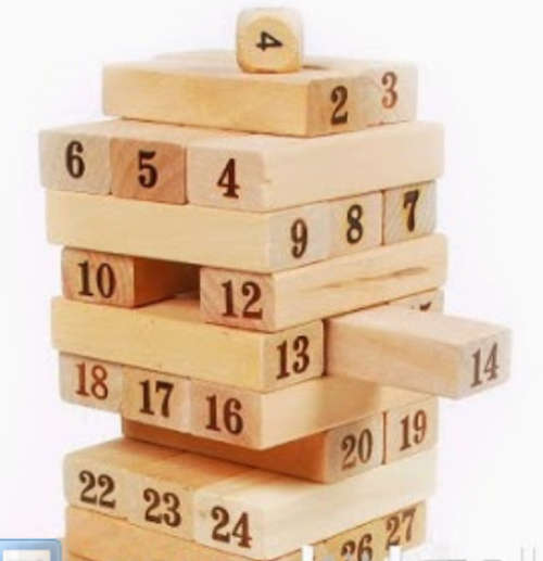 48pcs Educational Toy Layer Upon Layer The Ultimate Stacking Blocks Game/wooden toy