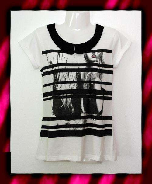 FUNKY COLLARED T-SHIRT - SIZE 10