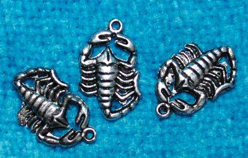 SILVER SCORPION PENDANT