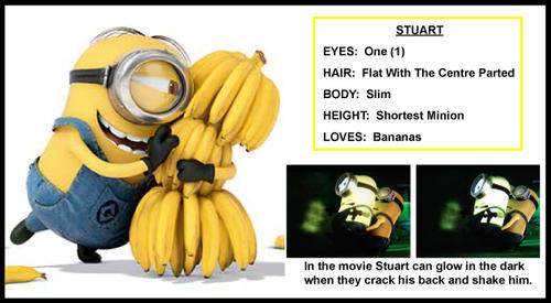 despicable me stuart minion plush toy