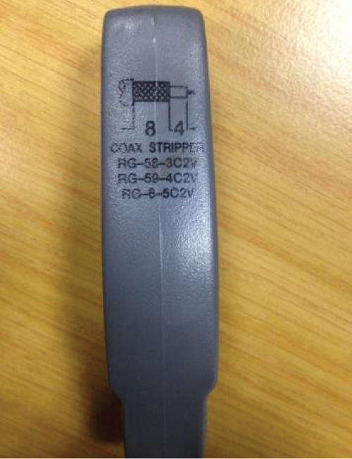 coaxial cable stripping tool