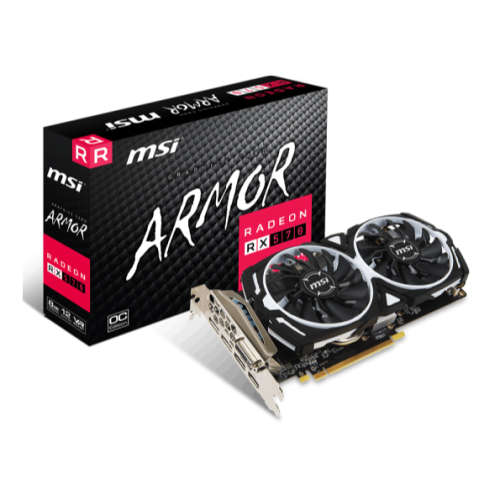 MSI RX570 8GB Armor OC Graphics Card - Original Packaging and still in warranty.