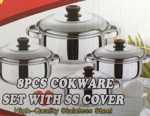 ** STAINLESS POT SET ** GREAT CHRISTMAS GIFT.