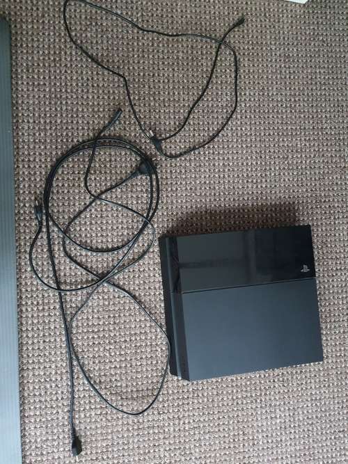 Playstation 4 with v2 controller and games with steering wheel