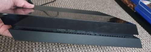 Playstation 4 with v2 controller and games with steering wheel