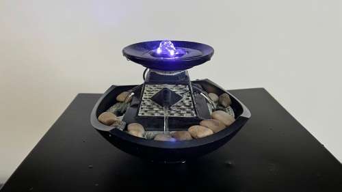Three Spout Pyramid Water Fountain