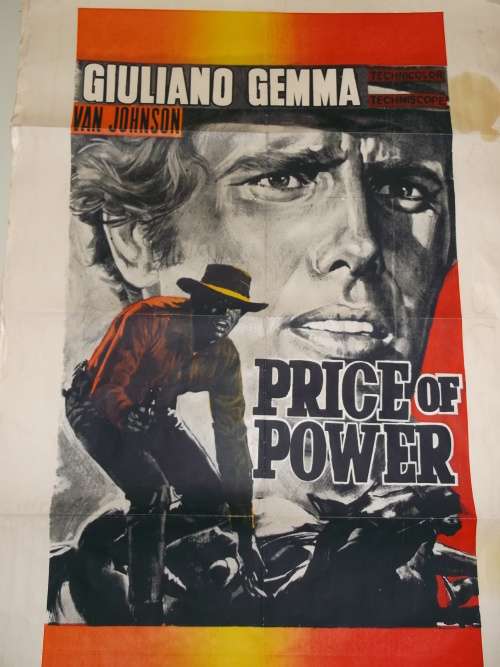 Rolprentplakkaat van "Price of Power" met Van Johnson, 1968