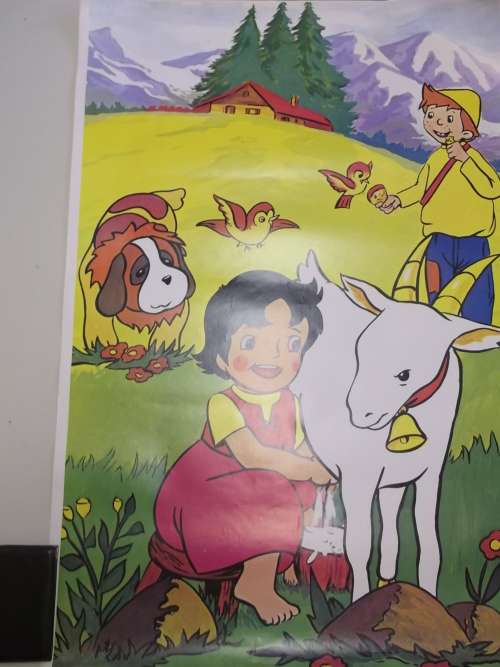 Baie mooi ou 1978 Heidi & Peter plakkaat op goeie papier.