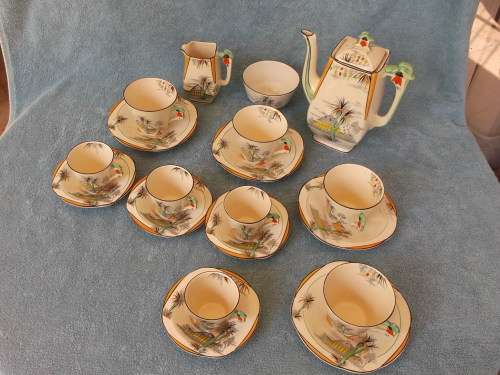 (Tea set) Teestel, Burleigh Ware, 1930's