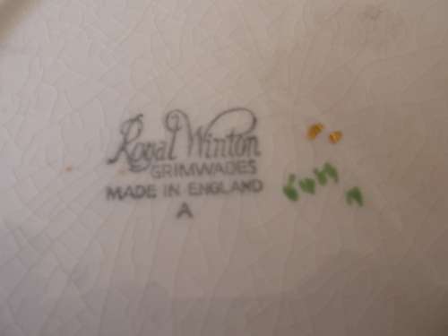 4-piece Royal Winton Grimwade items