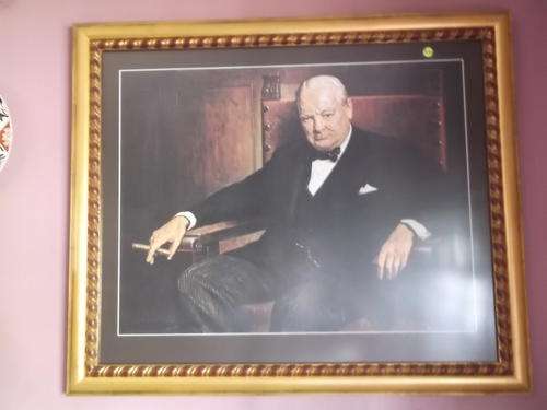 Framed print of Winston Churchill
