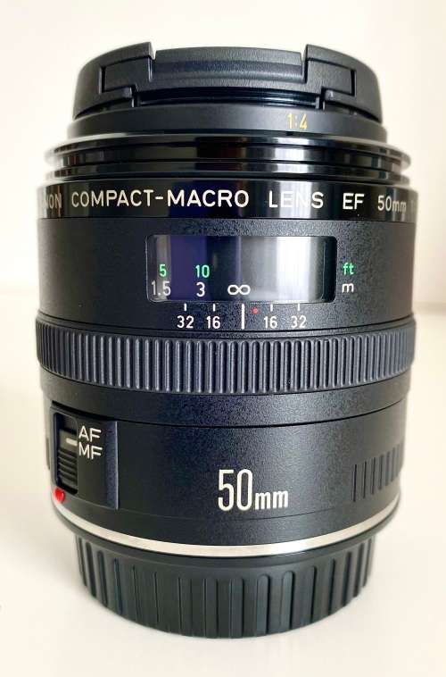Canon EF 50mm f/2.5 Compact Macro + Tiffen 52mm UV Protector lens filter