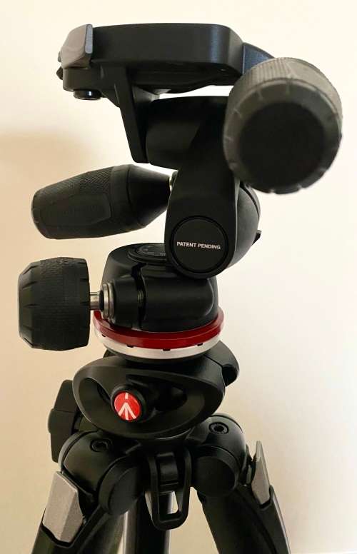 Manfrotto MK290DUA3 - 3W 3-Section Dual Aluminium Tripod with 3-Way Head