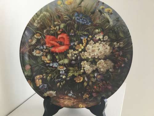 Set of 12 Botanical Furstenberg wild beauty wall plates