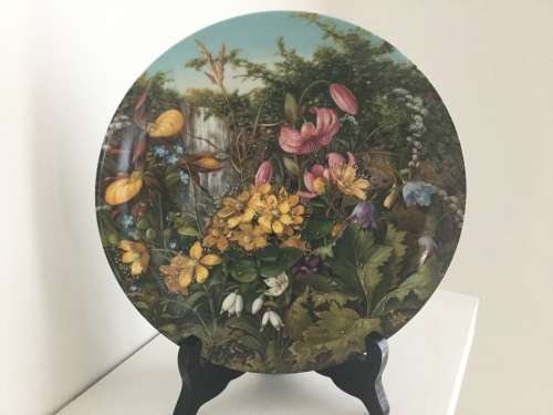 Set of 12 Botanical Furstenberg wild beauty wall plates