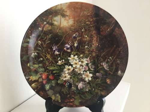 Set of 12 Botanical Furstenberg wild beauty wall plates