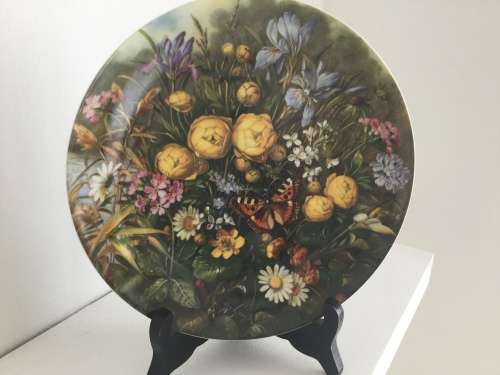Set of 12 Botanical Furstenberg wild beauty wall plates