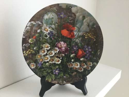 Set of 12 Botanical Furstenberg wild beauty wall plates