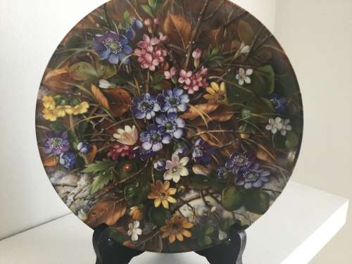 Set of 12 Botanical Furstenberg wild beauty wall plates